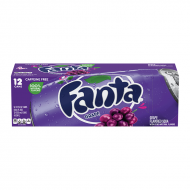Fanta Grape Soda Can 355 Ml (Pack Of 12 ) American Soda & Drinks